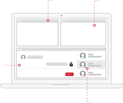 websocket聊天，websocket用户在线列表，websocket弹幕